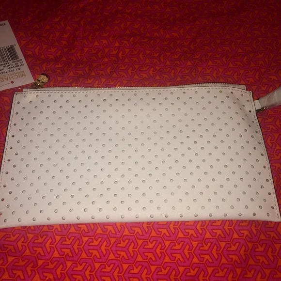 MICHAEL Michael Kors optic white zip clutch - Picture 3 of 4
